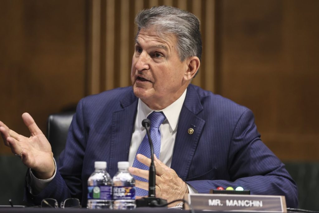 Manchin Urges Focus on ‘Conventional’ Infrastructure