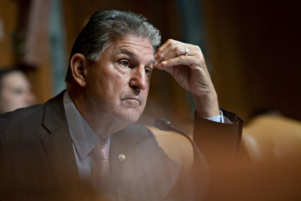 Manchin Says Price Tag on Biden’s Plan Is ‘Uncomfortable’