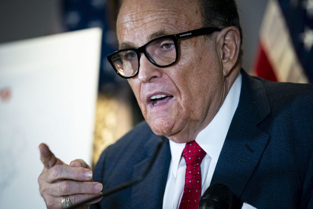 Trump Voting-Fraud Boosters Grilled in Court, Giuliani a No-Show