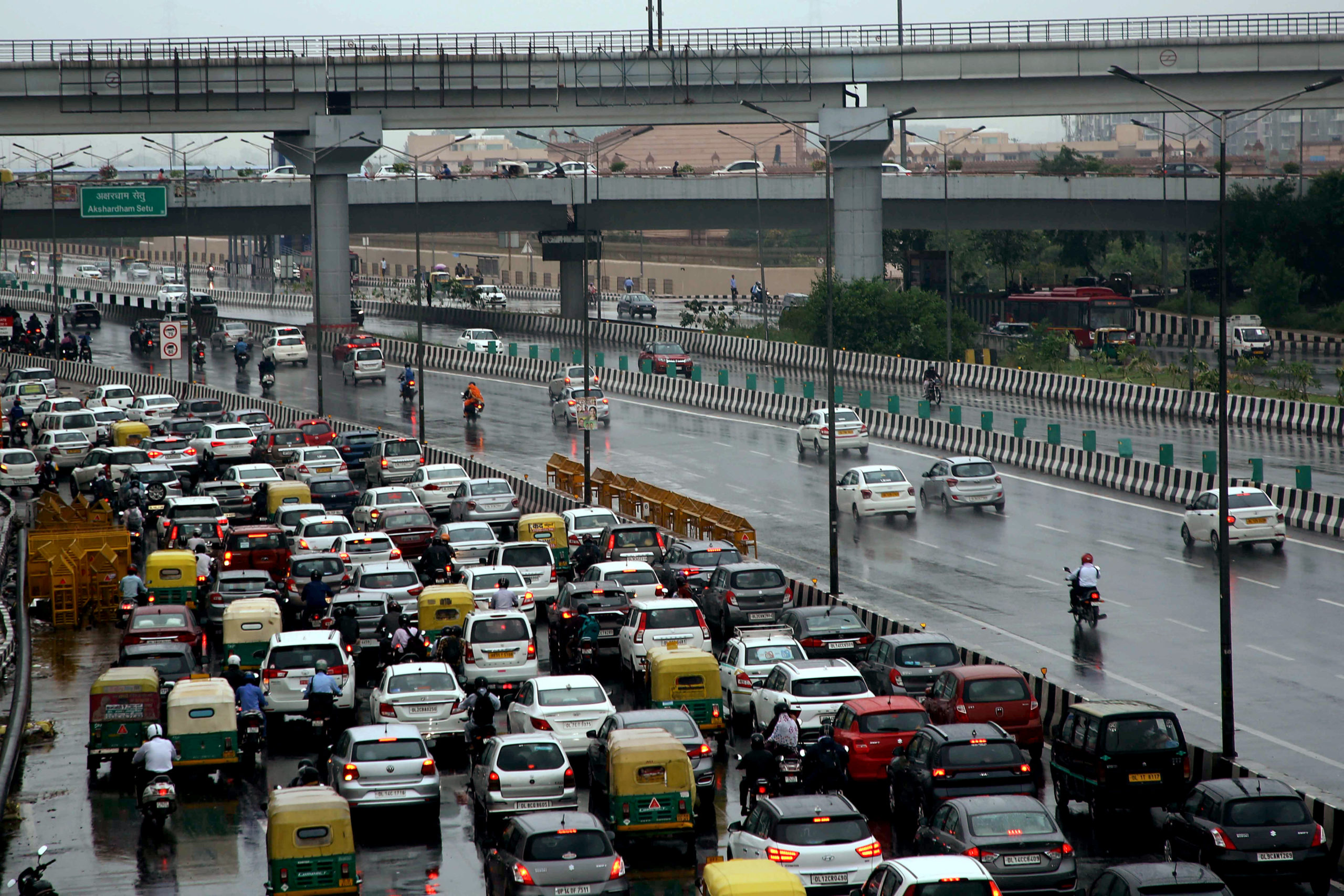 Waterlogging across Delhi after rains; man drowns in flooded underpass