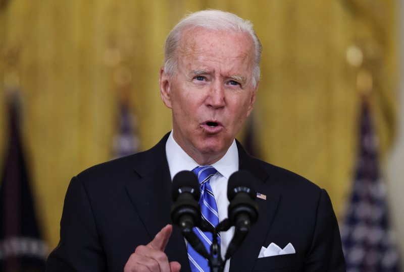 Biden urges U.S. Congress to take steps to lower prescription drug costs