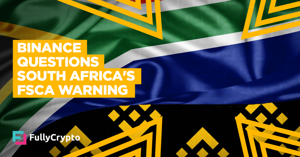 Binance Questions South Africa’s FSCA Warning