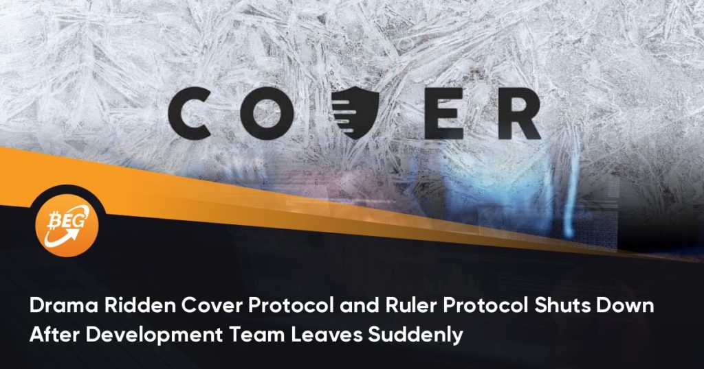 Drama Ridden Cover Protocol and Ruler Protocol Shuts Down After Development Team Leaves Suddenly