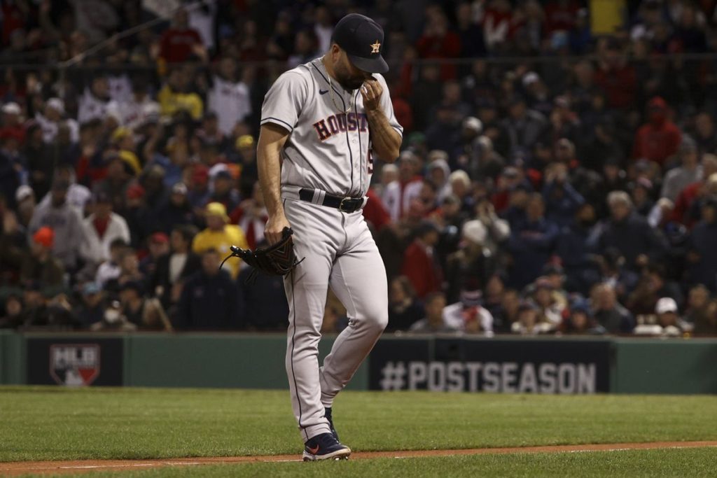 Astros Scramble After Pitchers Pounded for 25 Runs By Boston