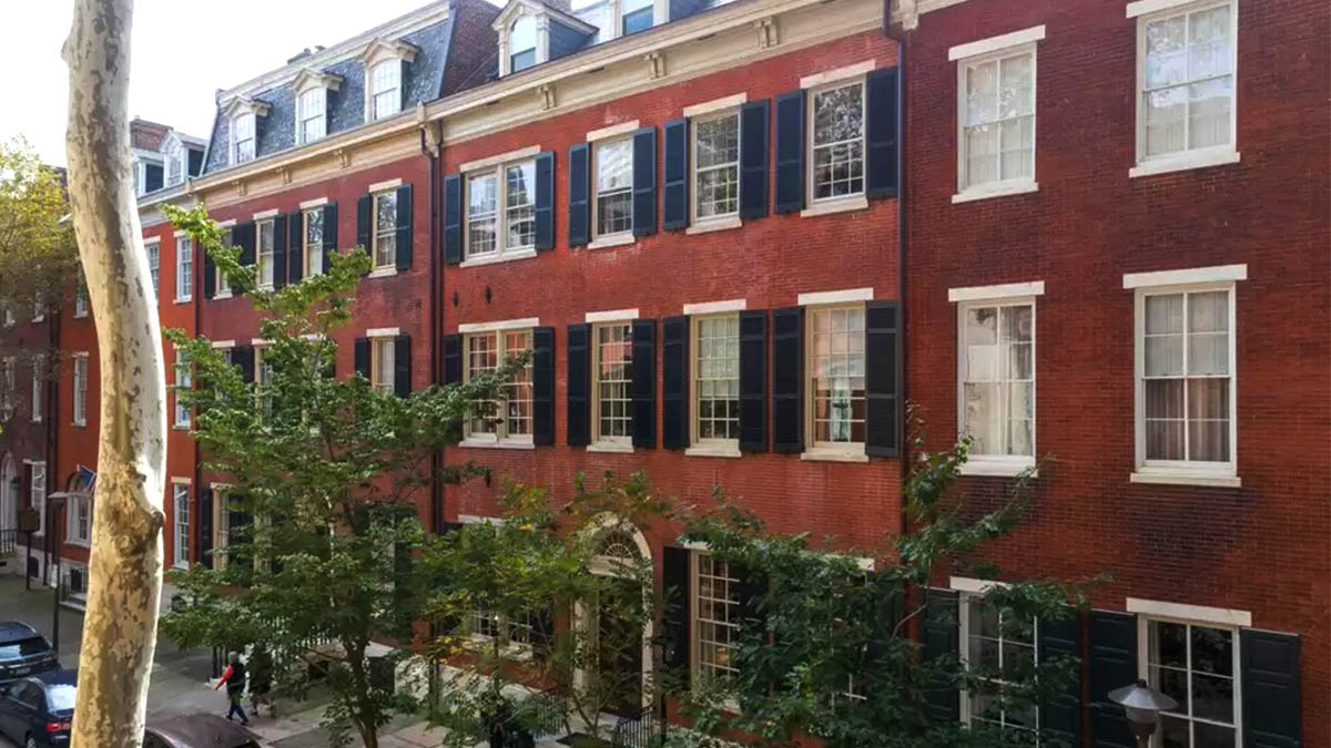 Philadelphia Townhouse Featured in ‘Trading Places’ Is Listed for $6.95M