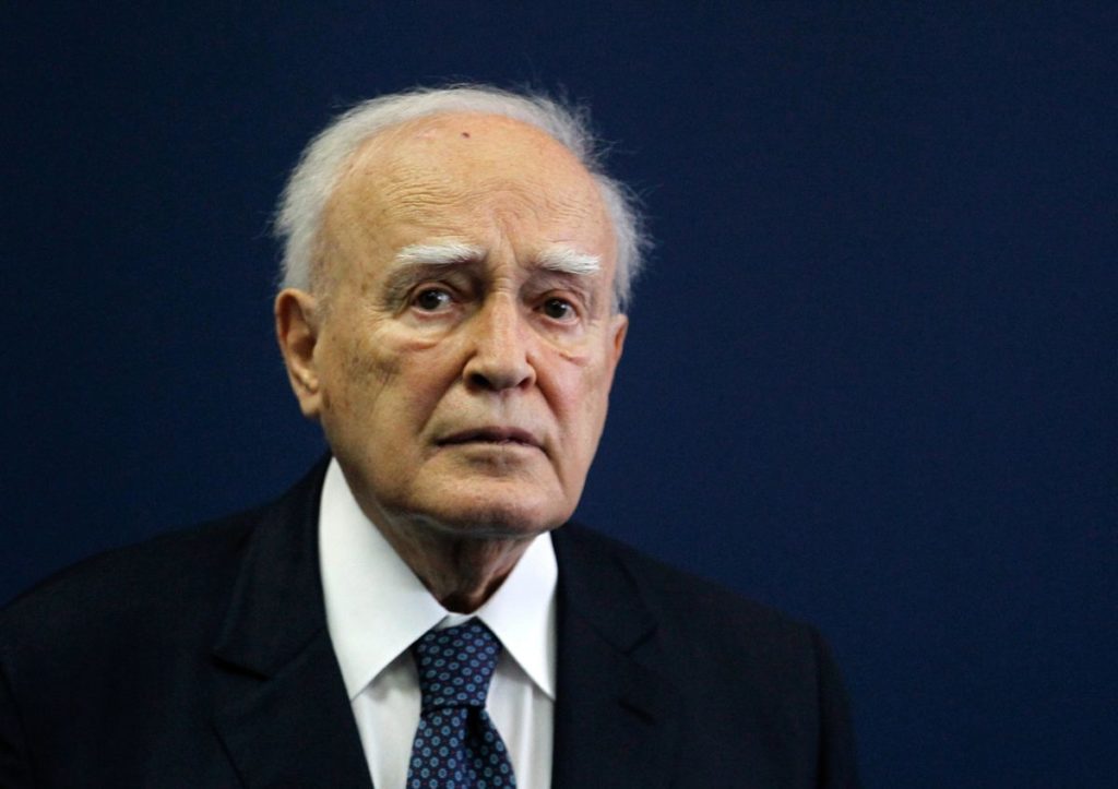 Karolos Papoulias, Greek President in Austerity Era, Dies at 92