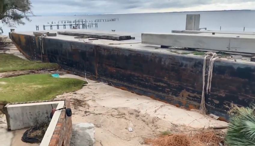 Skanska Found Negligent for Damages From Breakaway Barges