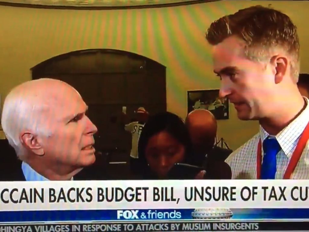 Video resurfaces of Sen. John McCain asking Fox News’ Peter Doocy why he would ask a ‘dumb’ question that was ‘that stupid’