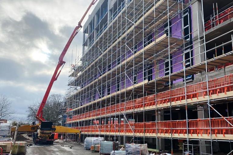 Million pound scaffolding