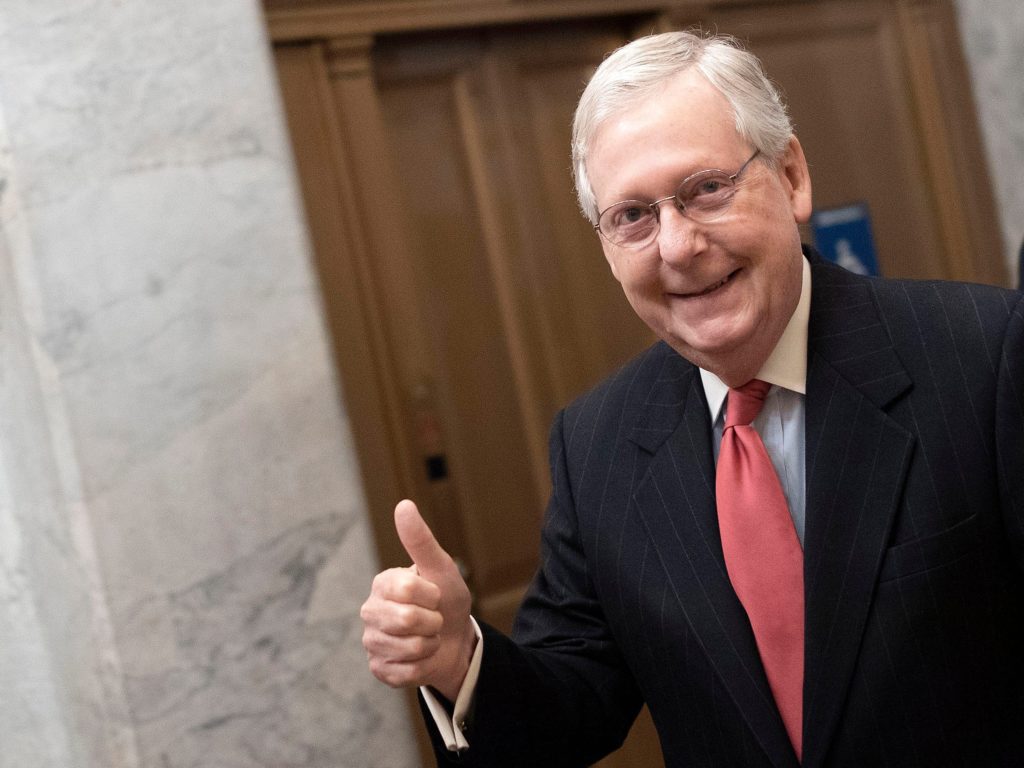 Sen. Mitch McConnell shrugs off Trump’s ‘Old Crow’ nickname for him: ‘It’s my favorite bourbon’