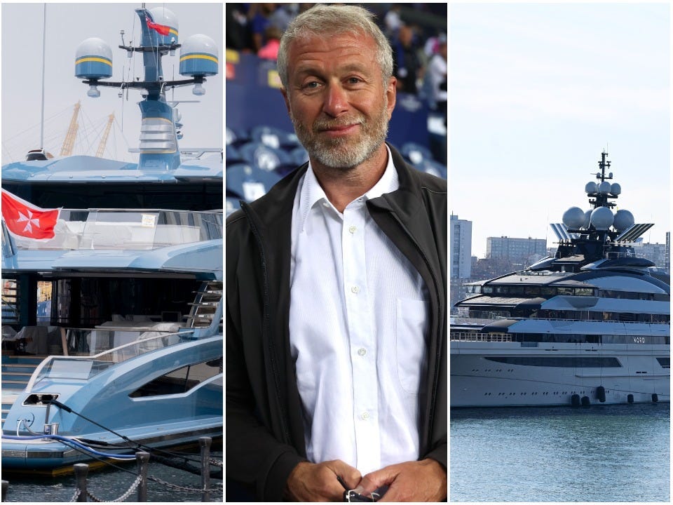Russian oligarch’s most prized assets, from superyachts and jets to properties are being targeted by sanctions. Here’s what’s been seized so far.
