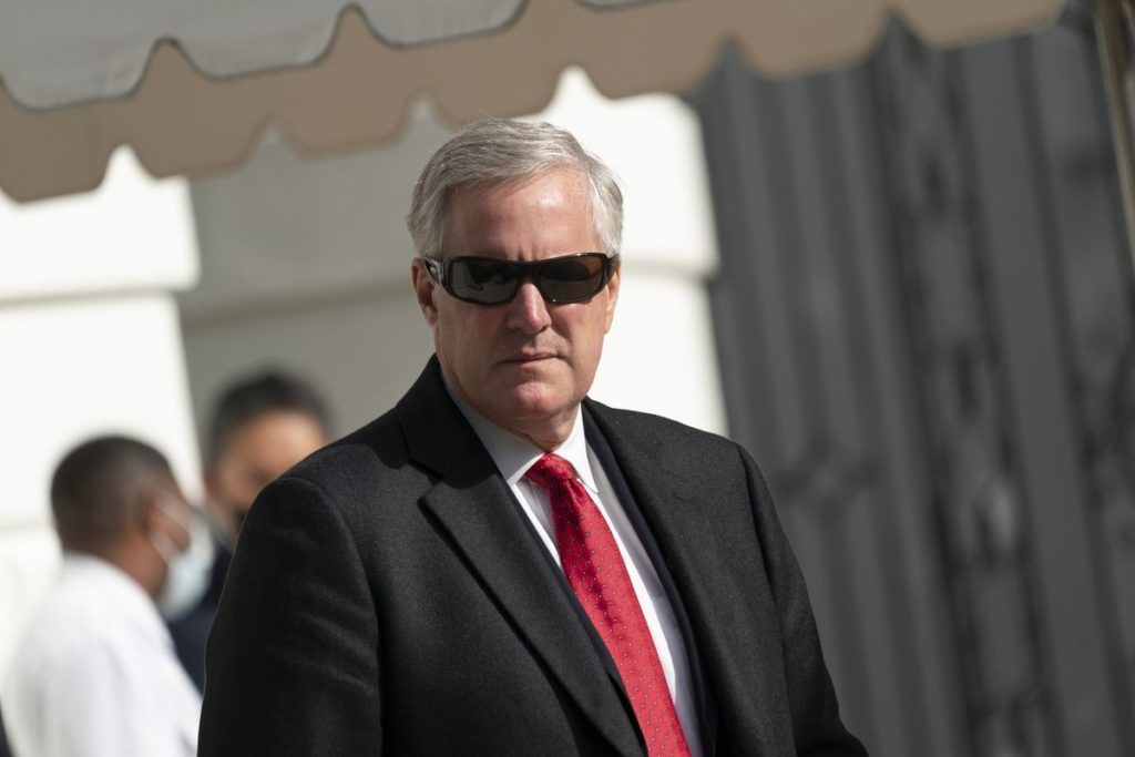 Trump’s Last WH Chief Got Warning of Possible Jan. 6 Violence