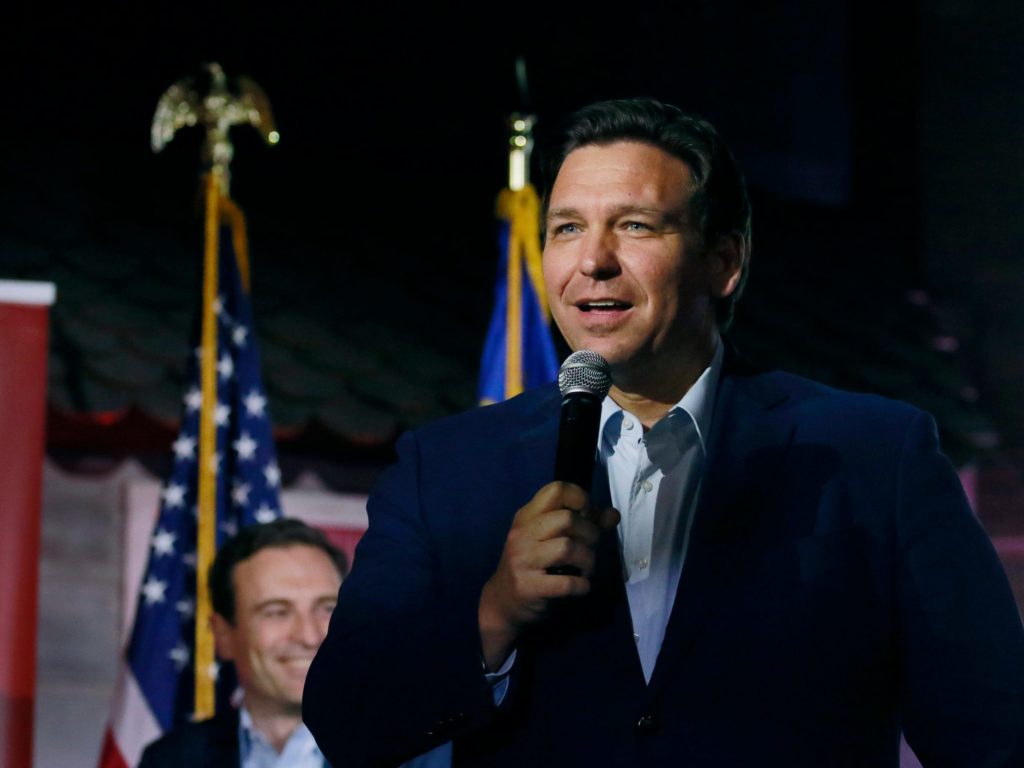Ron DeSantis signed a law banning protests outside of homes and called abortion protesters ‘unruly mobs’
