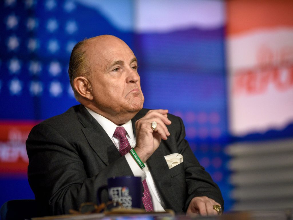 Video shows Rudy Giuliani calling a heckler a ‘jackass’ and as ‘demented as Biden’ during a pro-Israel parade