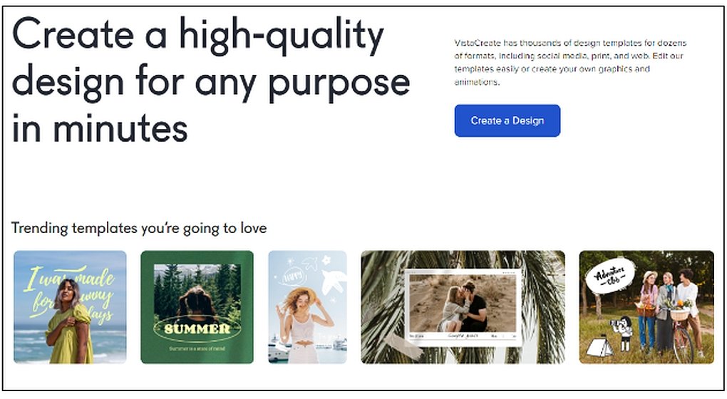 Create Industry Specific Marketing Content With VistaCreate