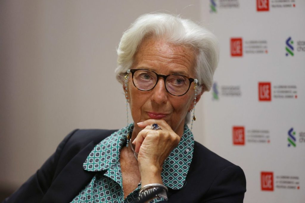 Lagarde’s Moment of ECB Crisis Reckoning, in a London Basement