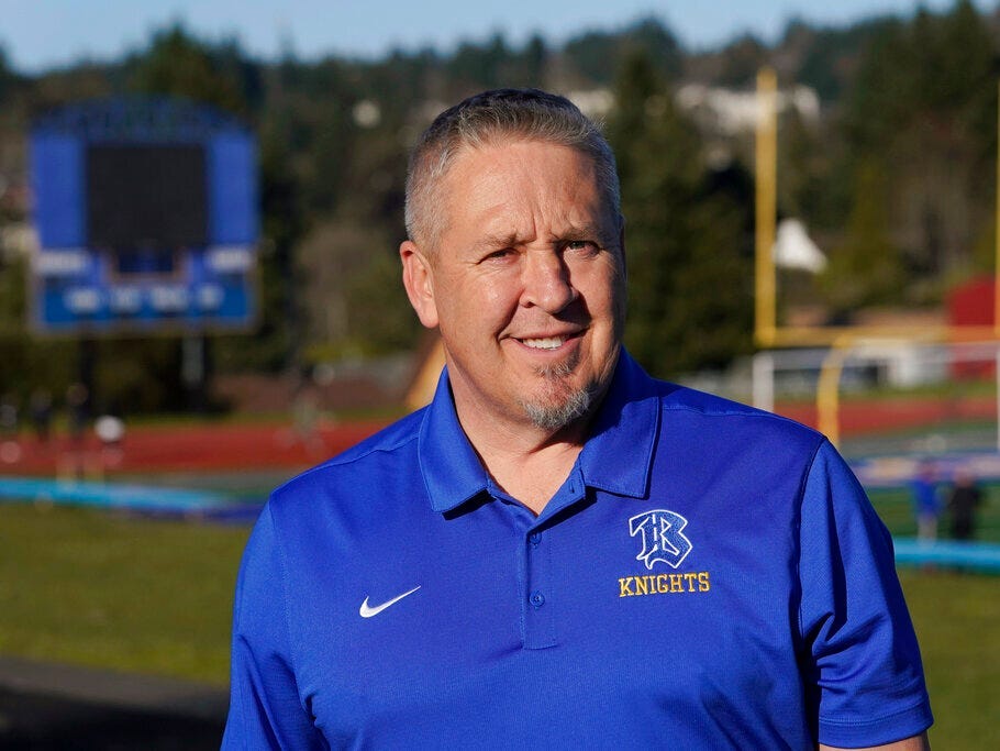 Supreme Court bolsters religious rights, sides with former football coach who lost his job after repeatedly praying on the field following games