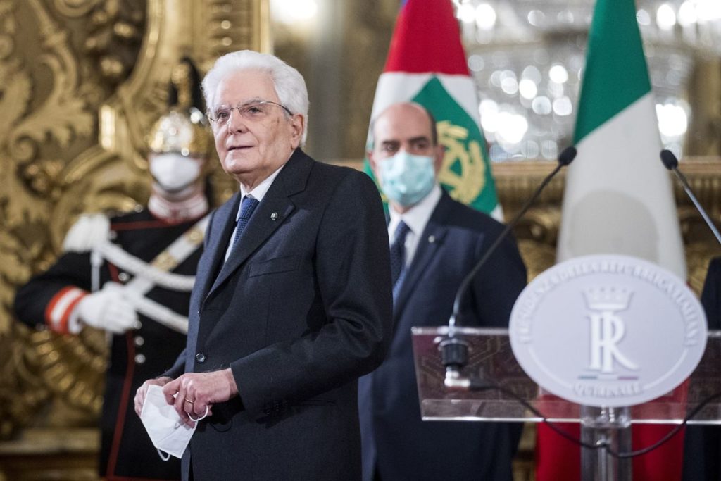 Italian President Mattarella Rejects Draghi’s Resignation Offer