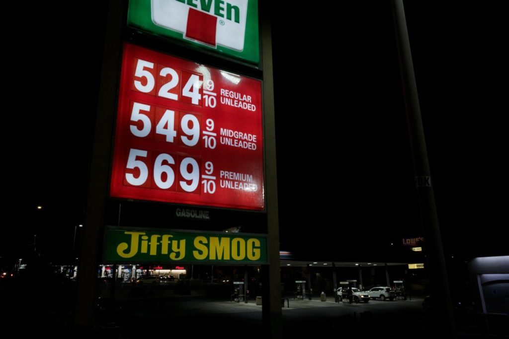 The Big Boost From Falling Gasoline Prices May Be Coming to an End