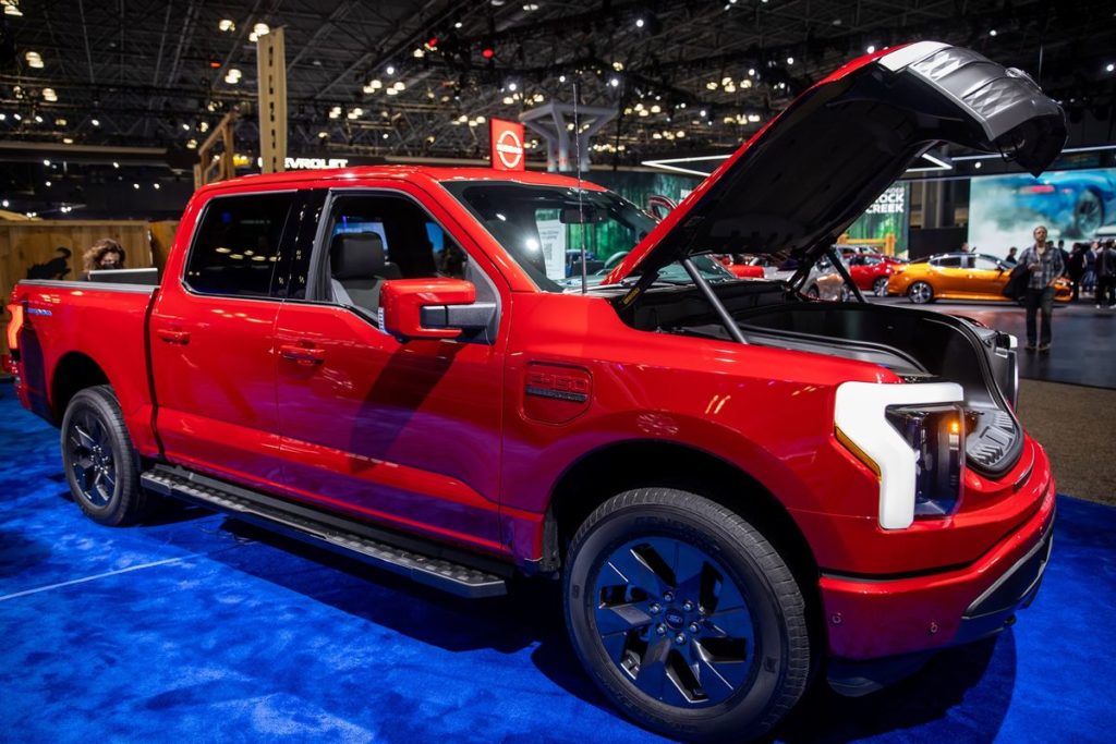 Ford Climbs on Surging Demand for F-150 Lightning Pickup, Other EVs