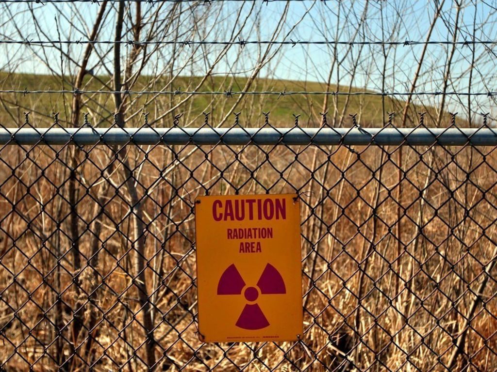 Radioactive waste was found at an elementary school playground near a site where nuclear weapons were made in WWII