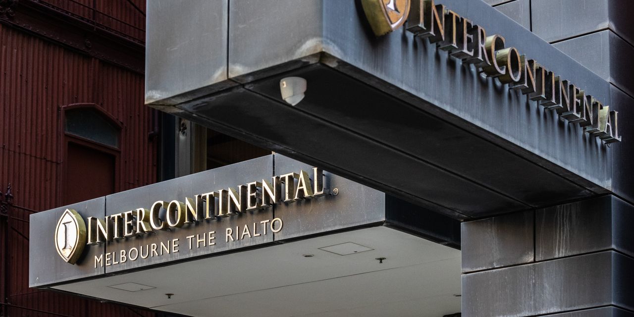 Dow Jones Newswires: InterContinental Hotels Group RevPAR climbs 28% from a year ago