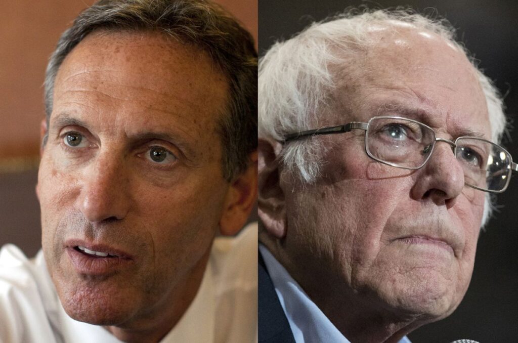 Bernie Sanders Seeks Subpoena for Starbucks CEO Howard Schultz Testimony