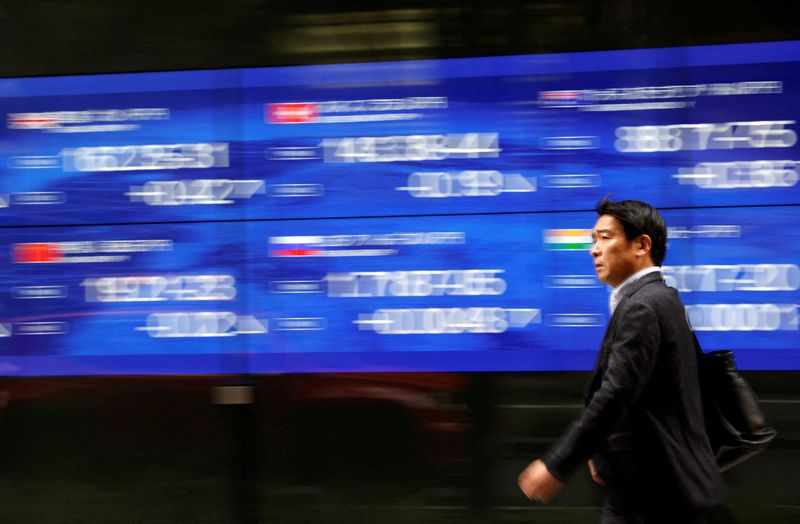 Wall Street gyrates, Treasury yields fall amid mixed data, earnings