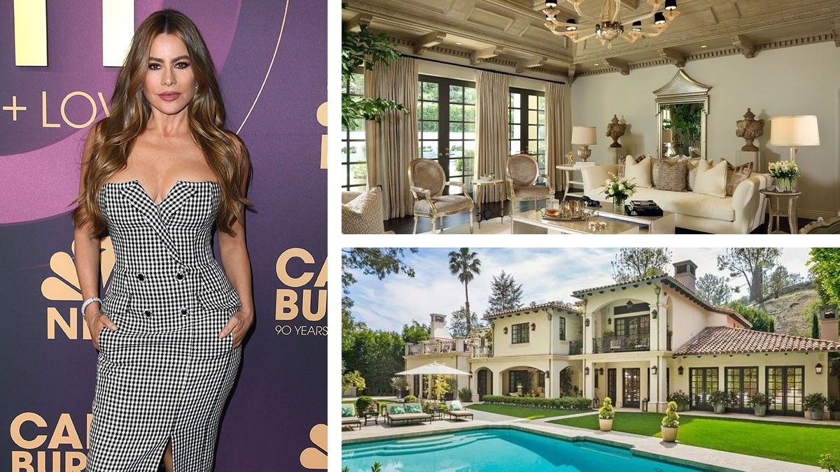 Sofia Vergara Slices the Price on Her Elegant Beverly Hills Mansion to $18M