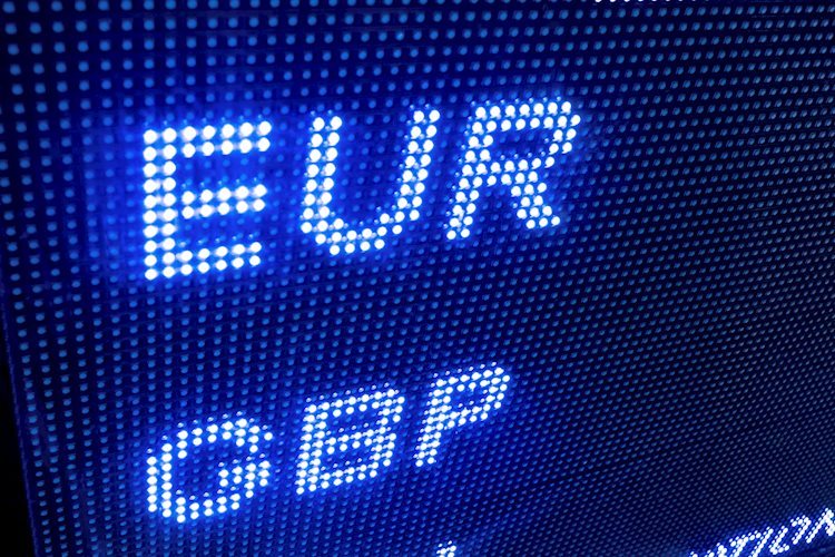 EUR/GBP Price Analysis: Gains traction as an inverted head-and-shoulders pattern looms