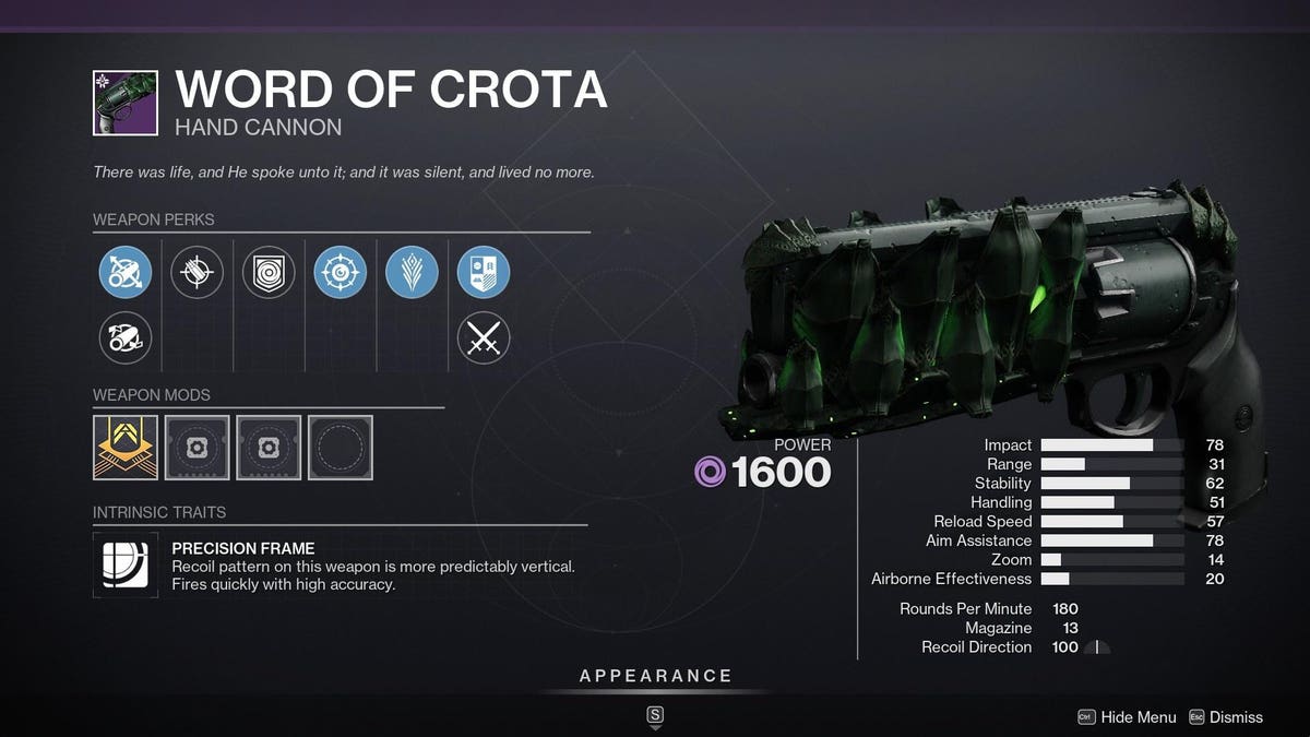 Here’s The ‘Destiny 2’ Loot Table For Drops In Crota’s End Encounters