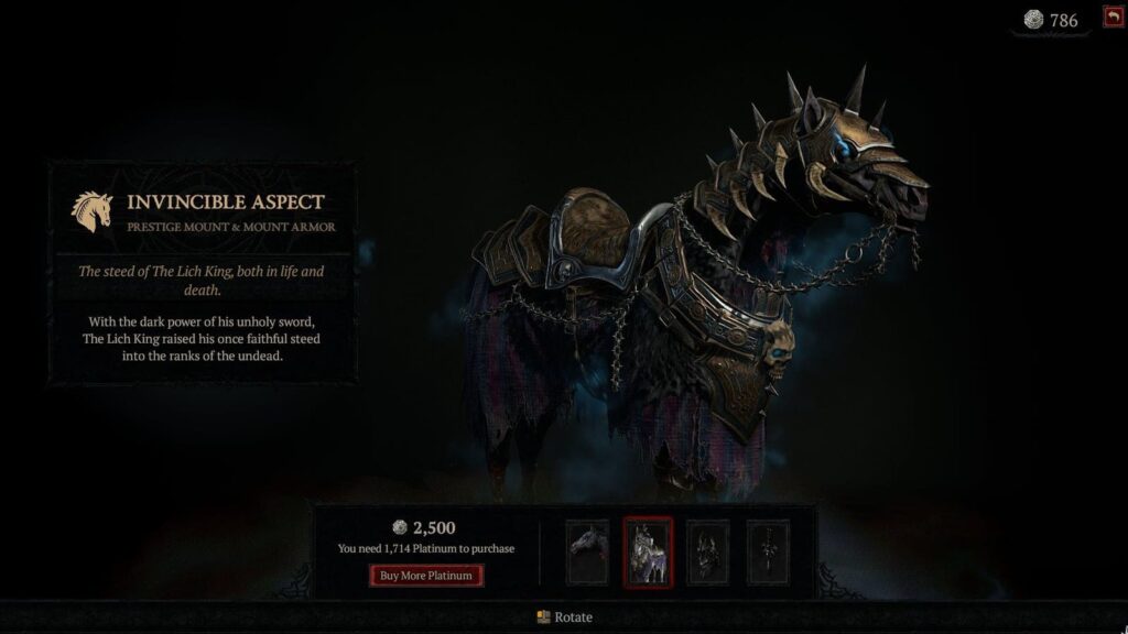 ‘Diablo 4’ Has The Lich King’s Horse Now, For Just $25