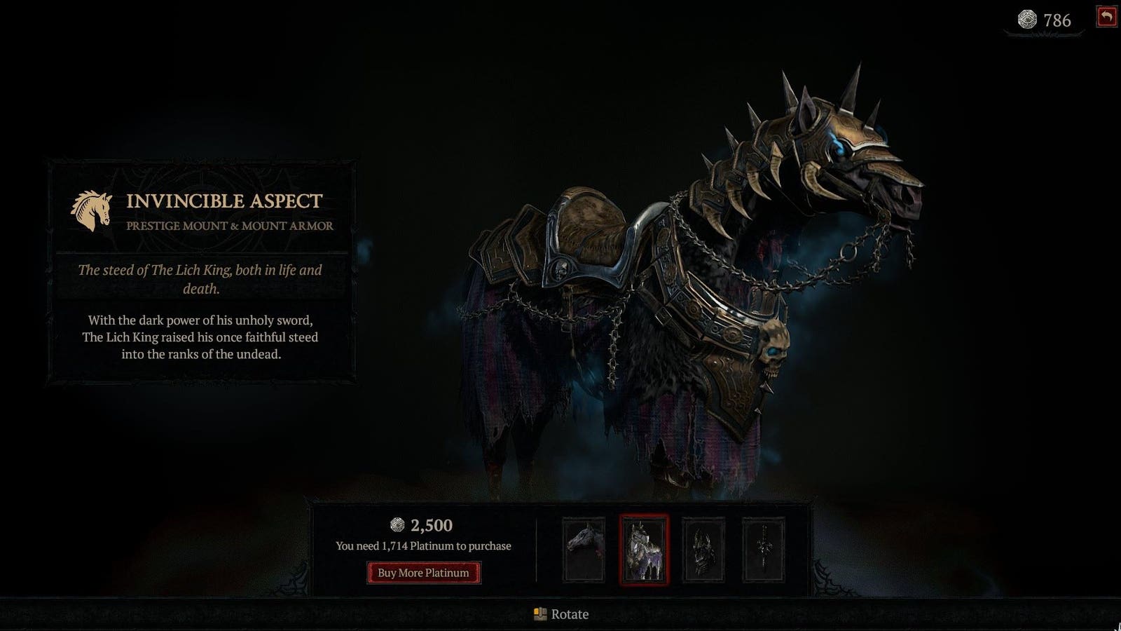 ‘Diablo 4’ Has The Lich King’s Horse Now, For Just $25
