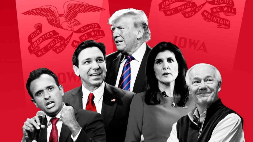 Iowa live: Trump says Haley cannot win election ‘because she doesn’t have MAGA’