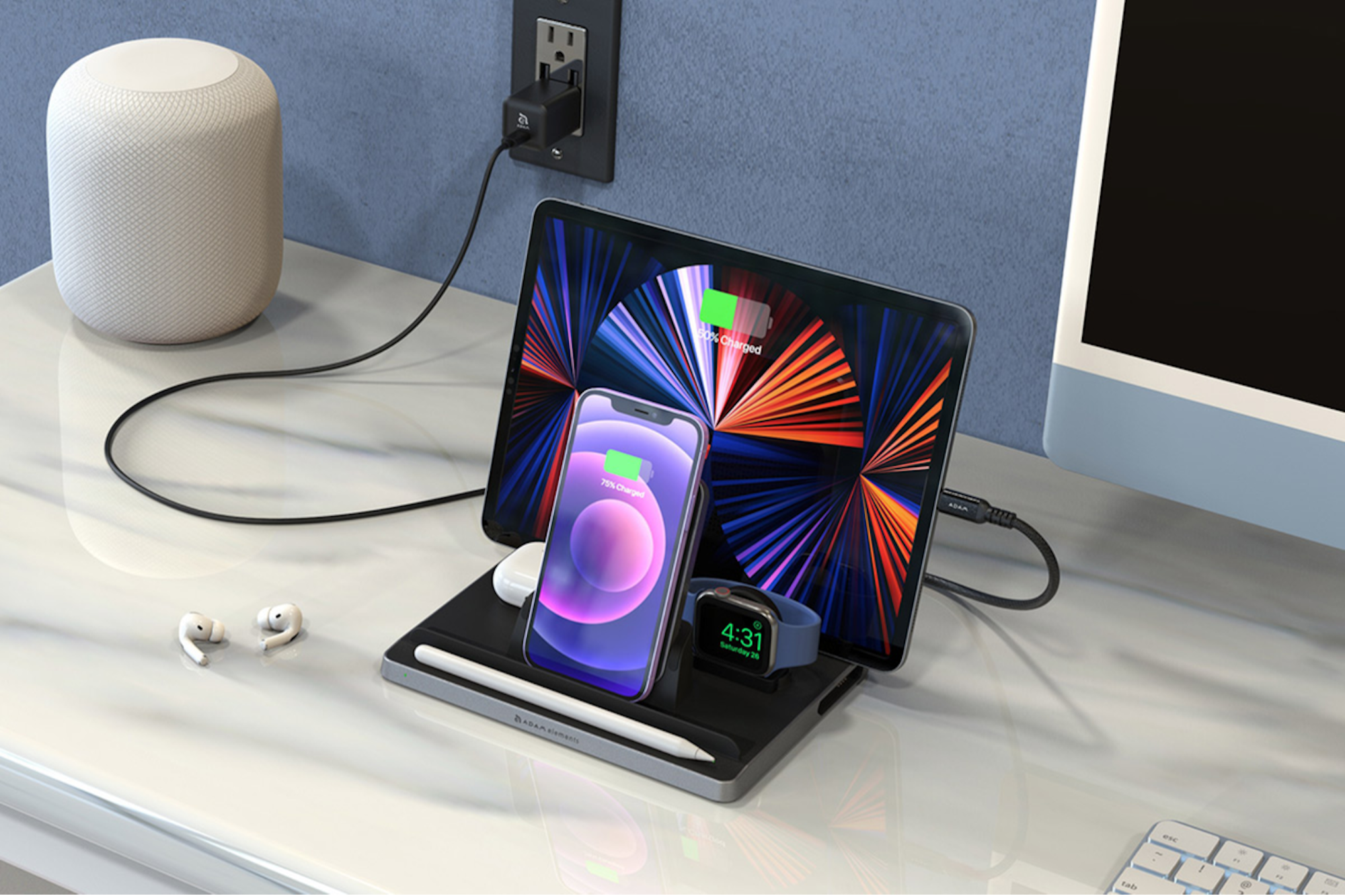 Save 20% on This 5-in-1 Wireless Charging Station