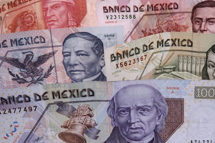 Mexican Peso weakens on strong US Retail Sales, high US yields