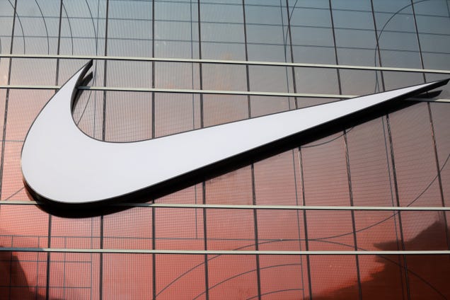 Nike stock trips and falls on slow sales