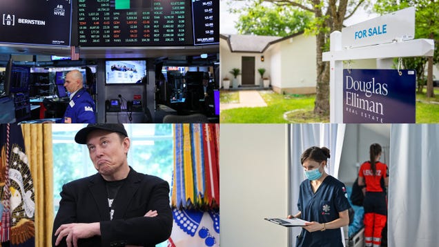 Tesla stock plunges, layoffs surge, and housing cracks: Markets news roundup
