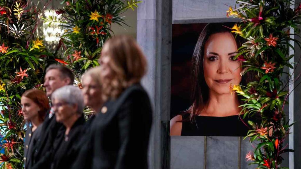 Venezuela opposition leader breaks cover to travel but misses Nobel ceremony