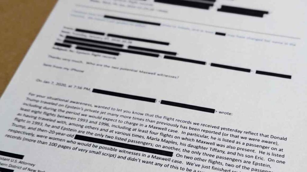 US justice department says full Epstein file release could take ‘few more weeks’