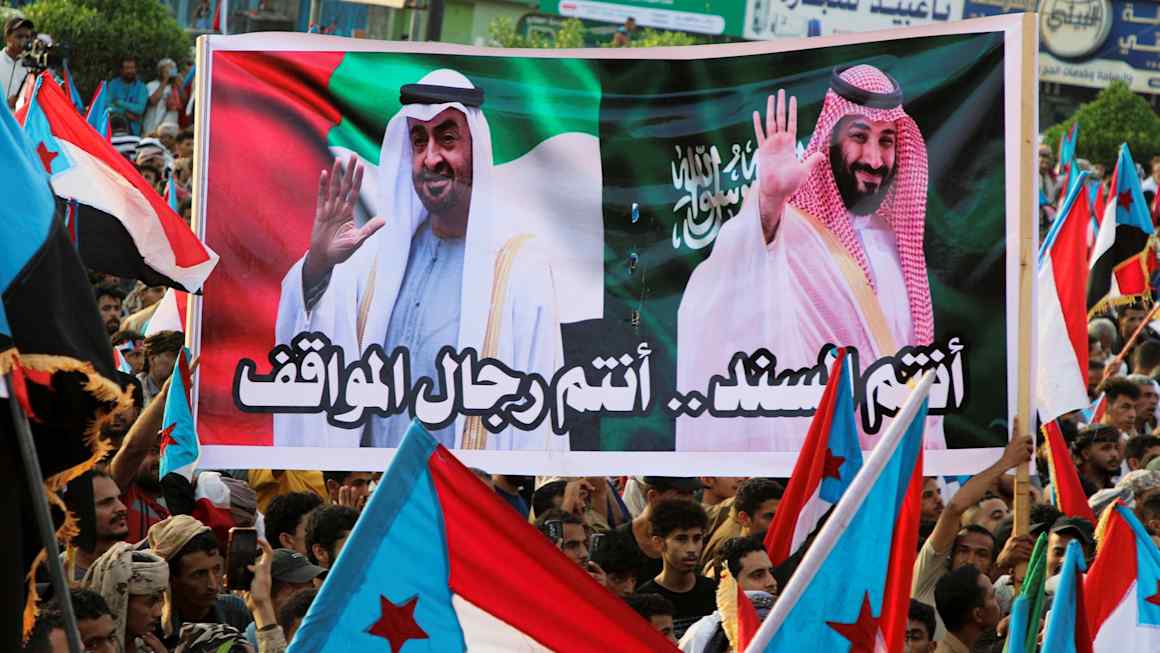 Saudi strikes UAE-backed faction in Yemen as Gulf rift deepens