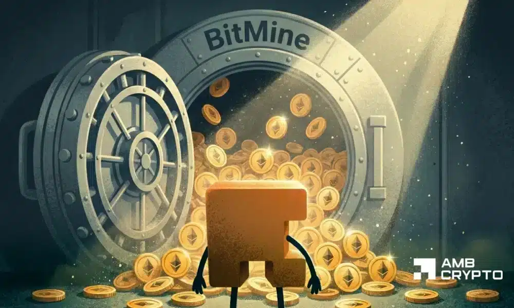 Bitmine hits 72.3% of its 5% Ethereum ownership goal – Details