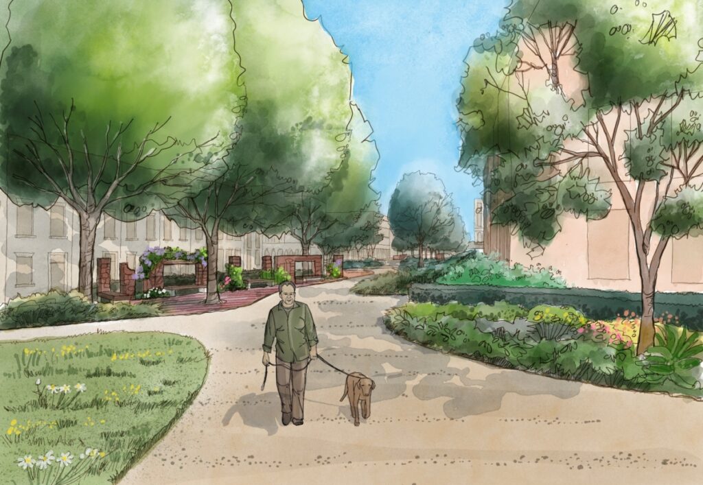 TCC lands Lichfield green linear park
