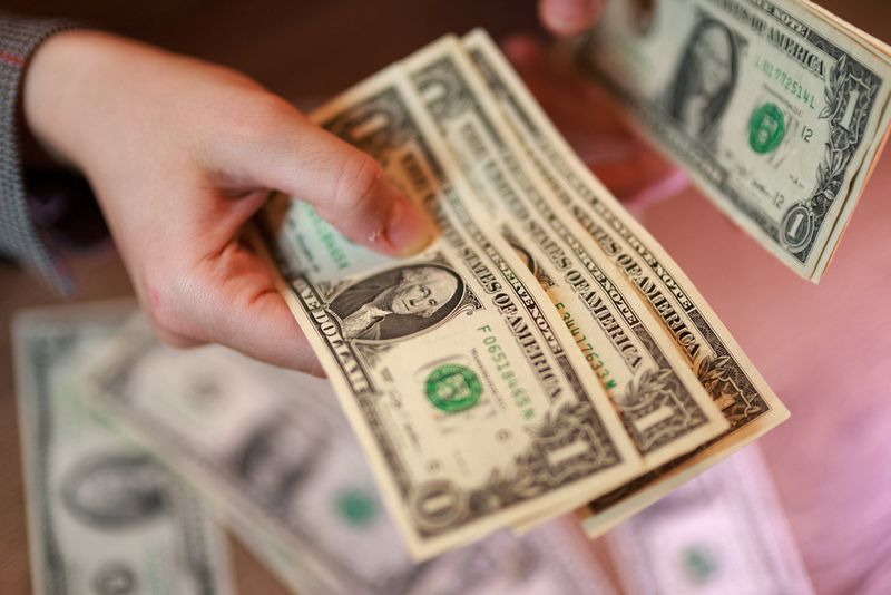 Dollar falls on hopes for Middle East talks