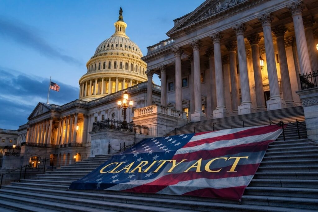 CLARITY Act Advances From Senate Banking Committee in 15-9 Vote, What Next?