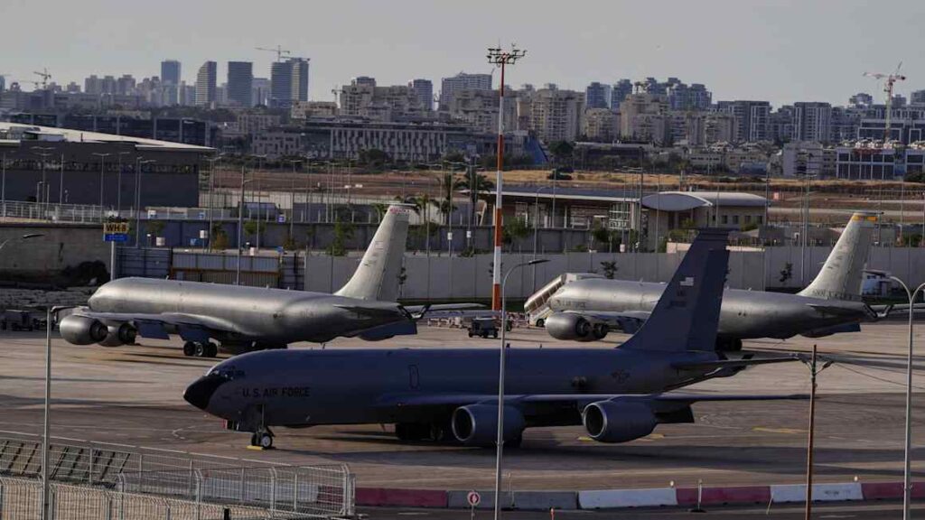US parks dozens of military aircraft at Israel’s Ben Gurion airport