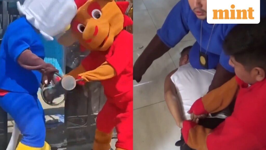 Peruvian cops disguised themselves as World Cup mascots to catch suspected drug dealer off guard