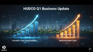 HUDCO Q1 Update: Loans sanctioned nearly double, disbursements up 28%; Stock up 2%