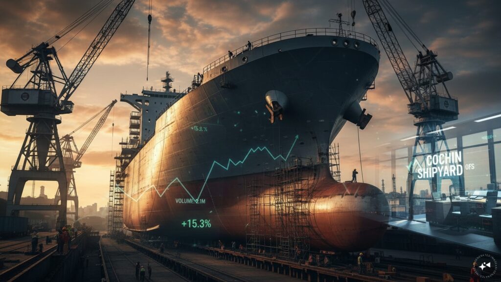 Cochin Shipyard shares fall 4%; OFS opens for non-retail investors today