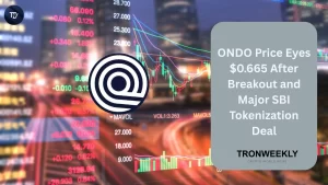 ONDO Price Eyes $0.665 After Breakout and Major SBI Tokenization Deal
